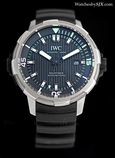 iwc aquatimer usato bracciale acciaio|Vendesi IWC Aquatimer 2000 Automatic 44mm Black Dial .